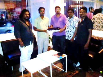 Football donation to island youths
