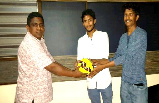 Volleyball net donation to island youths